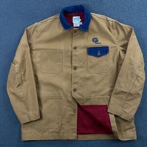 Chore Jacket Mens Large Canvas Flannel Lined FR Tyndale Indura Westex Barn Coat